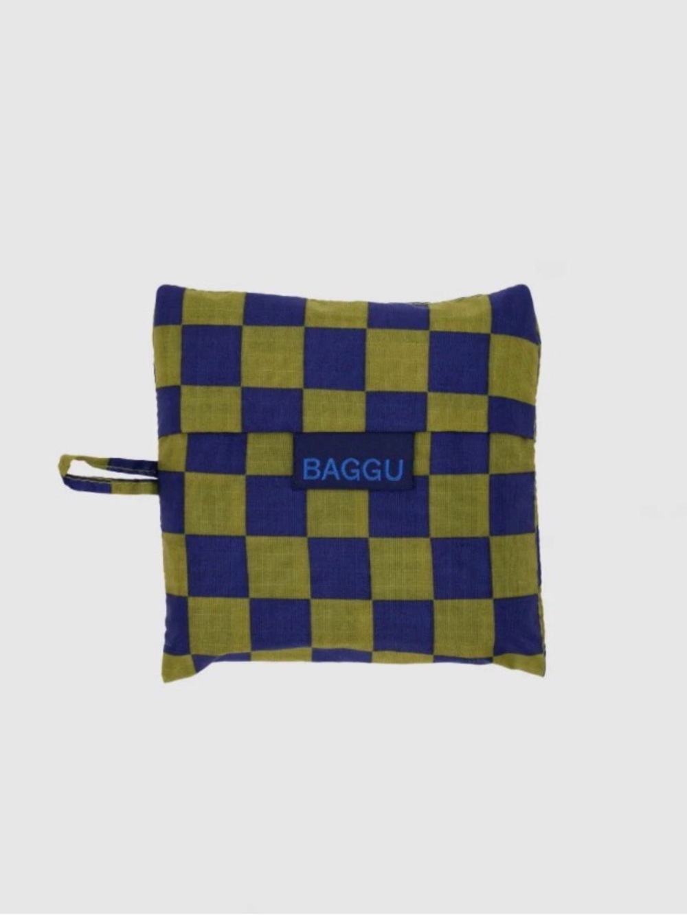 BAGGU: Standard Reusable “Pear Navy Check”🍐
